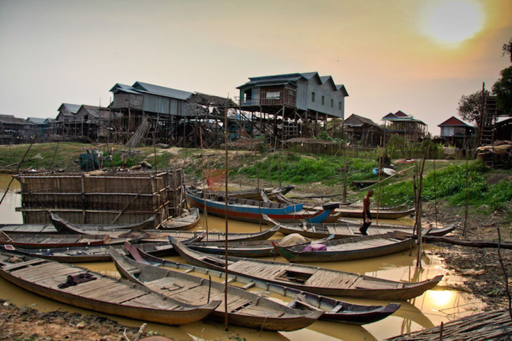 Kampong Phluk commune, Tonle Sap Lake (Cambodia). Photo: ADB.