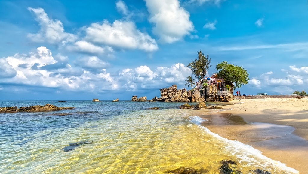 A beach on Phu Quoc Island, Viet Nam